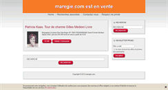Desktop Screenshot of maregie.com